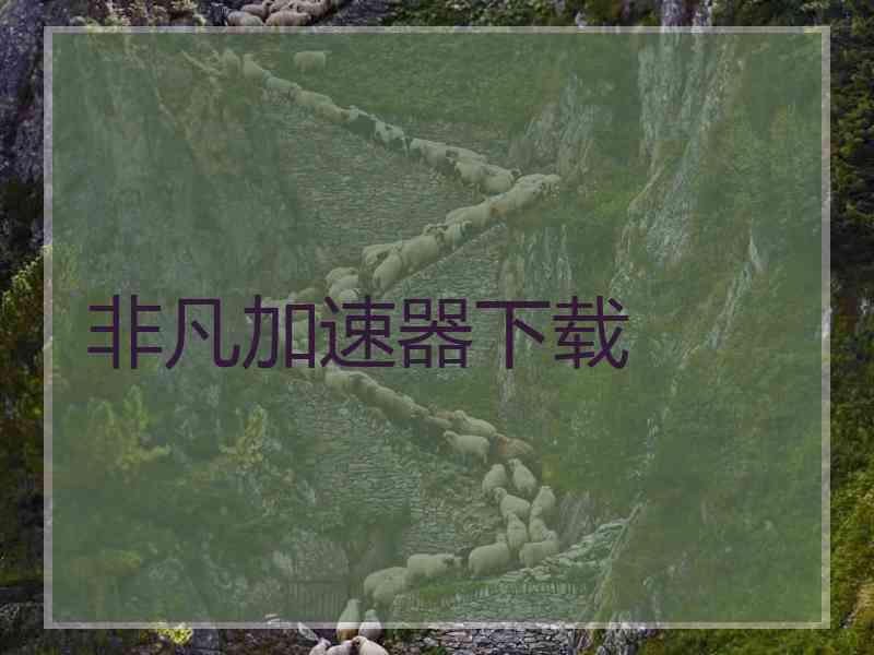 非凡加速器下载