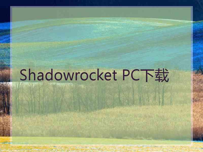Shadowrocket PC下载